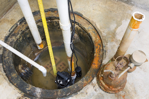 A sump pump.