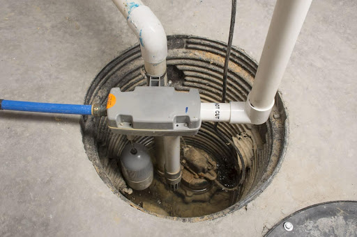 A sump pump.